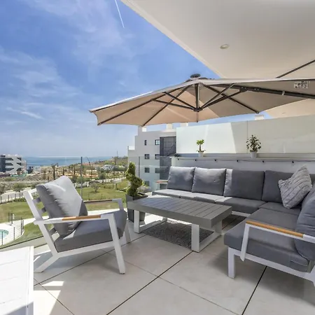 Vivi Homes -ivy Sea View, Bbq & Pool * Фуэнхирола